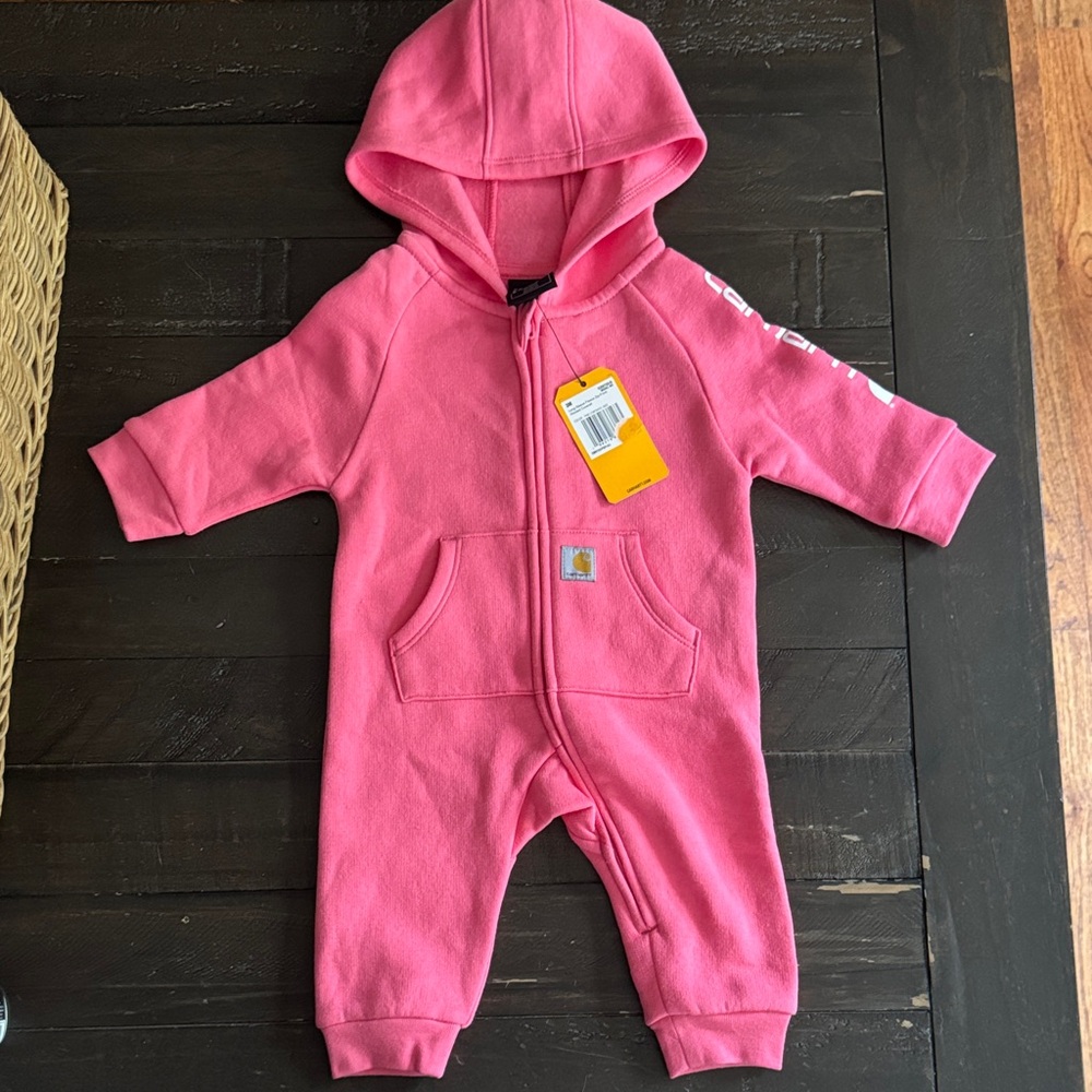 Carhartt Long Sleeve Fleece zip Hooded Coverall